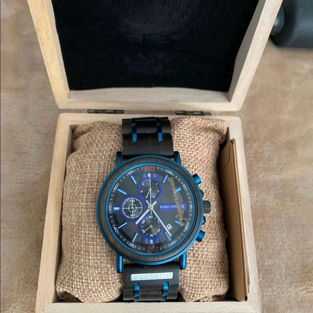 Men’s Luxury Real Wooden Watch (BRAND NEW) - Picture 6 of 7